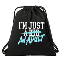Simple Plan Im Just And Life Is A Nightmare Drawstring Bag