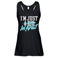 Simple Plan Im Just And Life Is A Nightmare Ladies Essential Flowy Tank