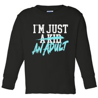 Simple Plan Im Just And Life Is A Nightmare Toddler Long Sleeve Shirt