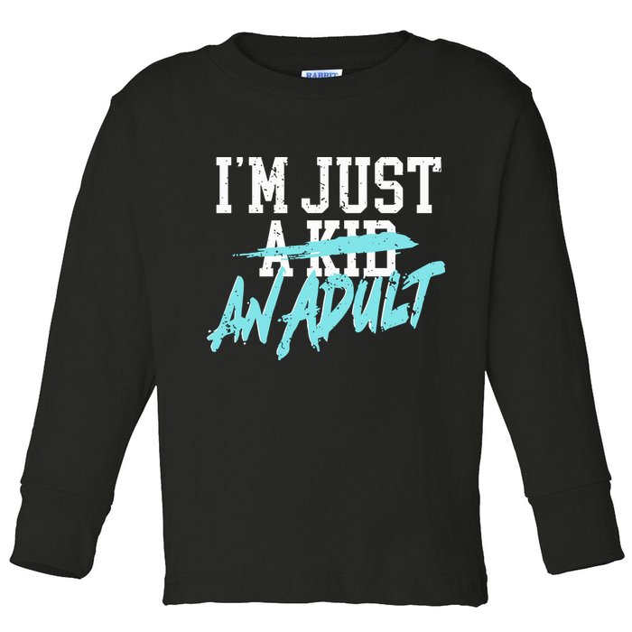 Simple Plan Im Just And Life Is A Nightmare Toddler Long Sleeve Shirt