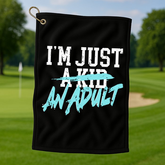 Simple Plan Im Just And Life Is A Nightmare Golf Towel