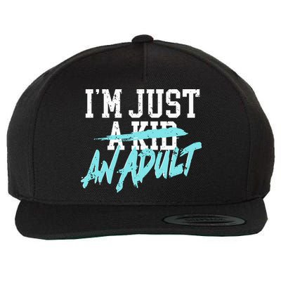 Simple Plan Im Just And Life Is A Nightmare Wool Snapback Cap