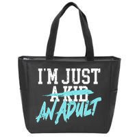 Simple Plan Im Just And Life Is A Nightmare Zip Tote Bag