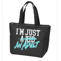 Simple Plan Im Just And Life Is A Nightmare Zip Tote Bag