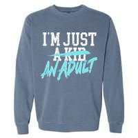 Simple Plan Im Just And Life Is A Nightmare Garment-Dyed Sweatshirt
