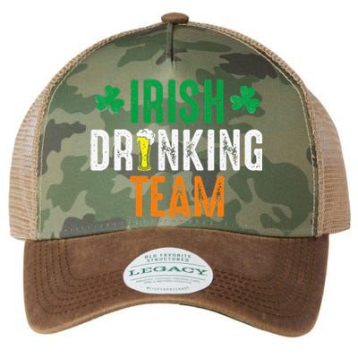 St Patrick's Irish Beer Drinking Team Ireland Flag Clover Legacy Tie Dye Trucker Hat