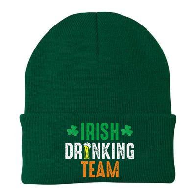 St Patrick's Irish Beer Drinking Team Ireland Flag Clover Knit Cap Winter Beanie