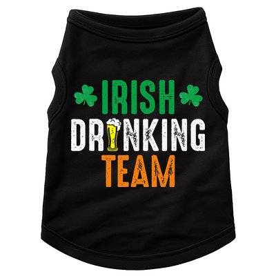 St Patrick's Irish Beer Drinking Team Ireland Flag Clover Doggie Tank