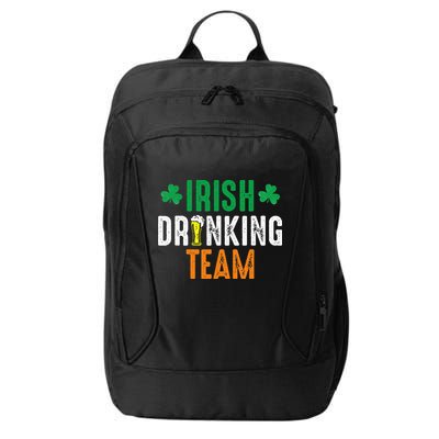 St Patrick's Irish Beer Drinking Team Ireland Flag Clover City Backpack