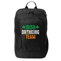 St Patrick's Irish Beer Drinking Team Ireland Flag Clover City Backpack