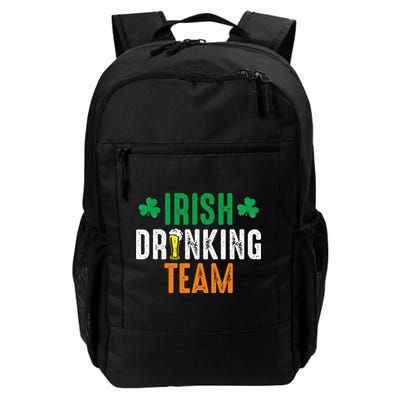 St Patrick's Irish Beer Drinking Team Ireland Flag Clover Backpack