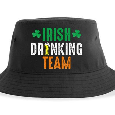 St Patrick's Irish Beer Drinking Team Ireland Flag Clover Sustainable Bucket Hat