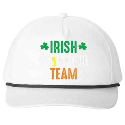 St Patrick's Irish Beer Drinking Team Ireland Flag Clover Snapback Five-Panel Rope Hat