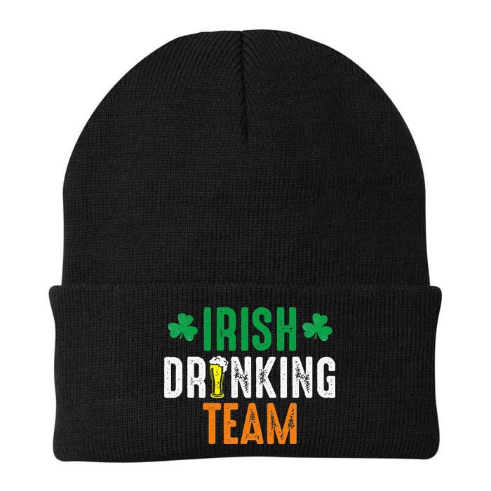 St Patrick's Irish Beer Drinking Team Ireland Flag Clover Beanie