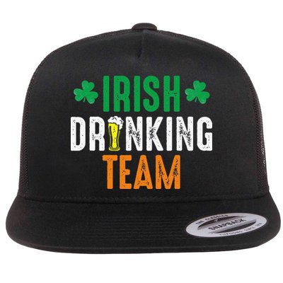 St Patrick's Irish Beer Drinking Team Ireland Flag Clover Flatbill Hat