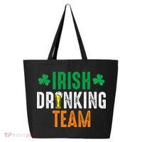 St Patrick's Irish Beer Drinking Team Ireland Flag Clover 25L Jumbo Tote