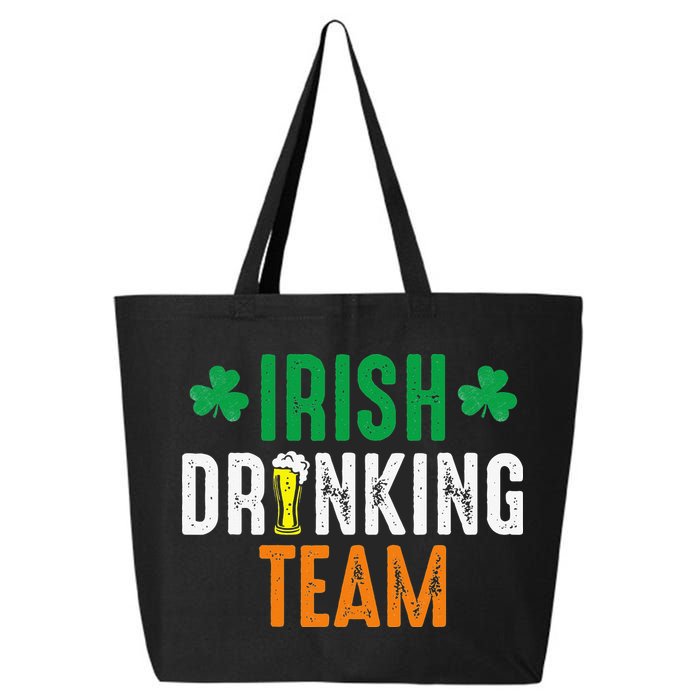 St Patrick's Irish Beer Drinking Team Ireland Flag Clover 25L Jumbo Tote