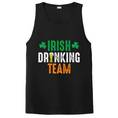 St Patrick's Irish Beer Drinking Team Ireland Flag Clover PosiCharge Competitor Tank