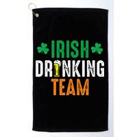 St Patrick's Irish Beer Drinking Team Ireland Flag Clover Golf Towel
