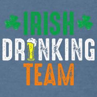 St Patrick's Irish Beer Drinking Team Ireland Flag Clover Garment-Dyed Sweatshirt
