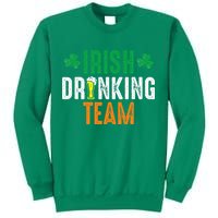 St Patrick's Irish Beer Drinking Team Ireland Flag Clover Sweatshirt