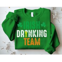 St Patrick's Irish Beer Drinking Team Ireland Flag Clover Sweatshirt