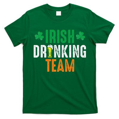 St Patrick's Irish Beer Drinking Team Ireland Flag Clover T-Shirt