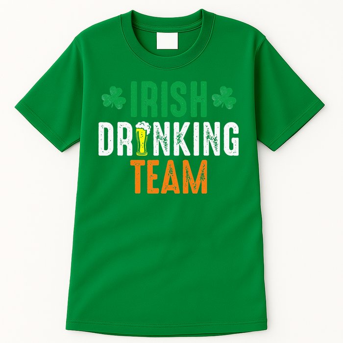 St Patrick's Irish Beer Drinking Team Ireland Flag Clover Tall T-Shirt