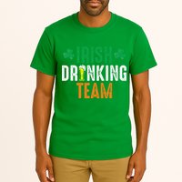 St Patrick's Irish Beer Drinking Team Ireland Flag Clover Tall T-Shirt