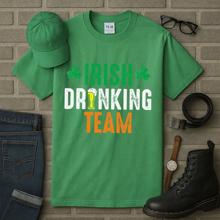 St Patrick's Irish Beer Drinking Team Ireland Flag Clover Tall T-Shirt