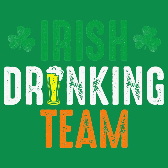 St Patrick's Irish Beer Drinking Team Ireland Flag Clover Tall T-Shirt