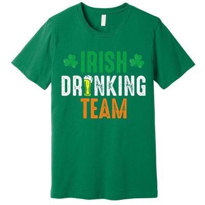 St Patrick's Irish Beer Drinking Team Ireland Flag Clover Premium T-Shirt
