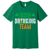 St Patrick's Irish Beer Drinking Team Ireland Flag Clover Premium T-Shirt
