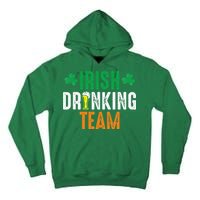 St Patrick's Irish Beer Drinking Team Ireland Flag Clover Tall Hoodie