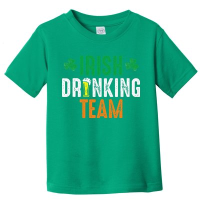 St Patrick's Irish Beer Drinking Team Ireland Flag Clover Toddler T-Shirt