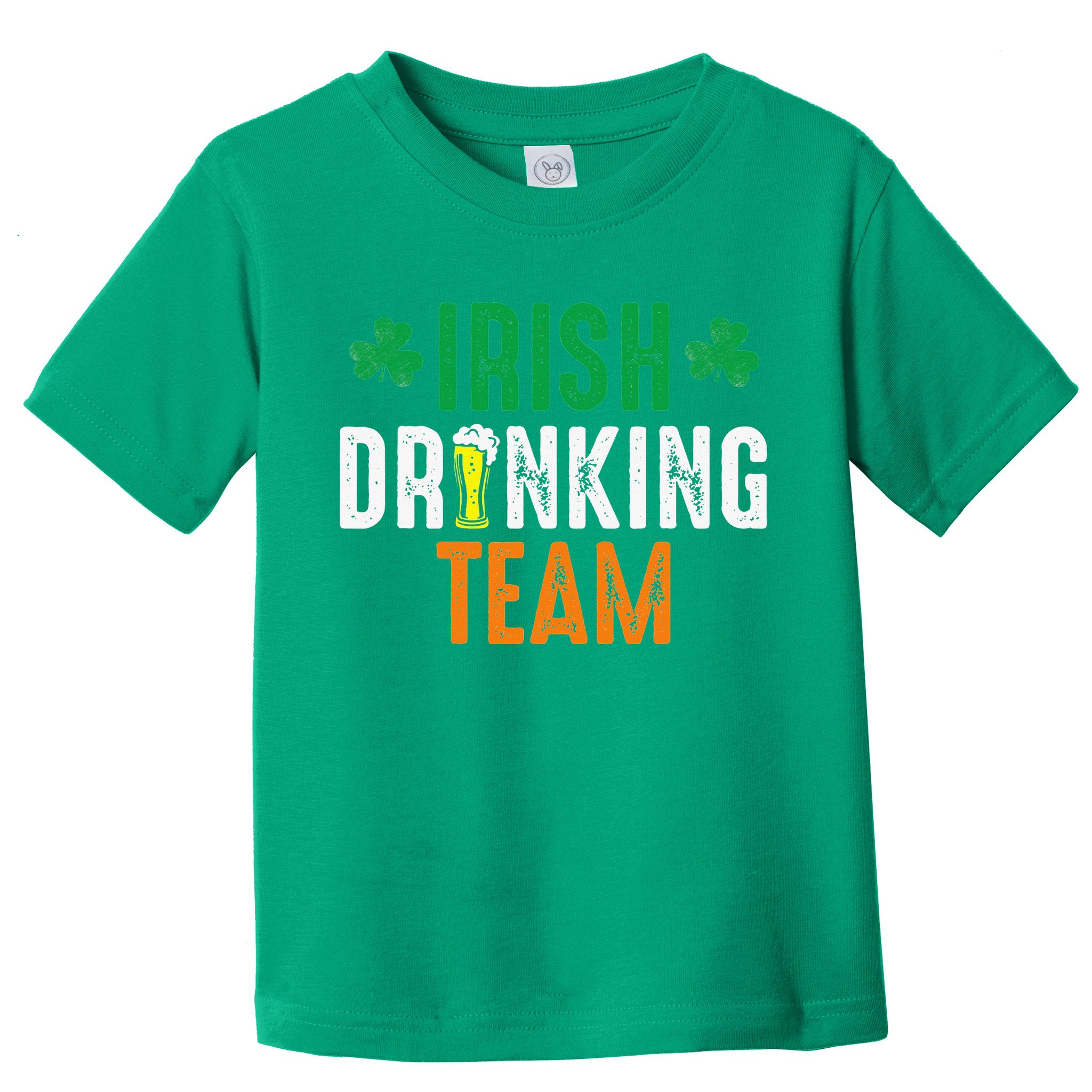 St Patrick's Irish Beer Drinking Team Ireland Flag Clover Toddler T-Shirt