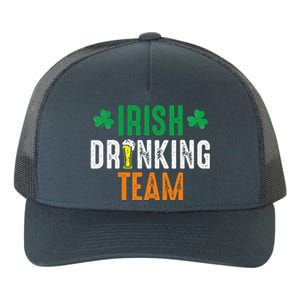 St Patrick's Irish Beer Drinking Team Ireland Flag Clover Yupoong Adult 5-Panel Trucker Hat