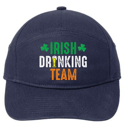 St Patrick's Irish Beer Drinking Team Ireland Flag Clover 7-Panel Snapback Hat