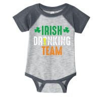 St Patrick's Irish Beer Drinking Team Ireland Flag Clover Infant Baby Jersey Bodysuit