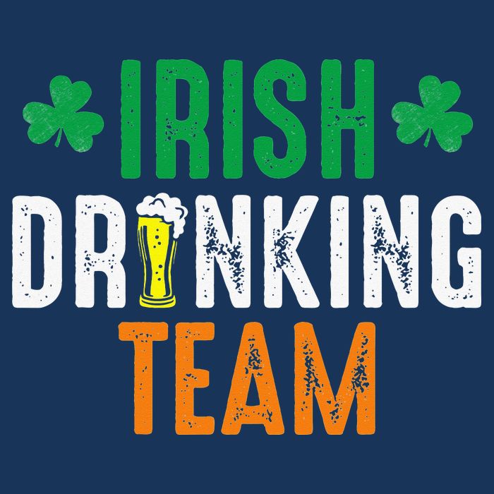 St Patrick's Irish Beer Drinking Team Ireland Flag Clover Infant Baby Jersey Bodysuit