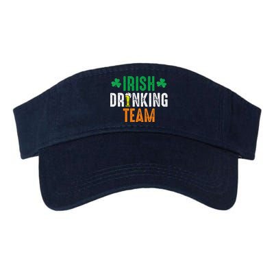 St Patrick's Irish Beer Drinking Team Ireland Flag Clover Valucap Bio-Washed Visor