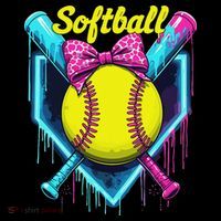 Softball Player Ice Cream Softball Drip Bag
