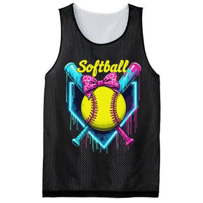 Softball Player Ice Cream Softball Drip Mesh Reversible Basketball Jersey Tank