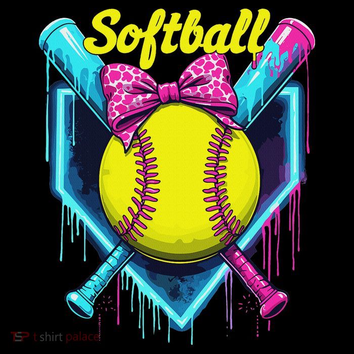 Softball Player Ice Cream Softball Drip Full Zip Hoodie