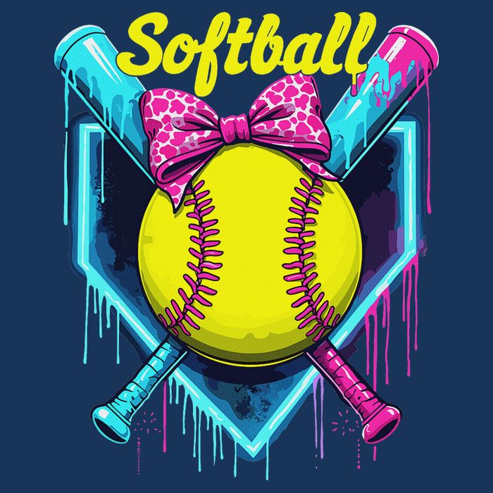 Softball Player Ice Cream Softball Drip Infant Baby Jersey Bodysuit