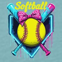 Softball Player Ice Cream Softball Drip Sueded Cloud Jersey T-Shirt