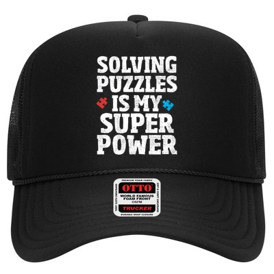 Solving Puzzles Is My Super-Power Autism Awareness  Meaningful Gift Trucker Hat