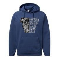 Soul Pitbull I Love Pitbull Dog Lover Performance Fleece Hoodie