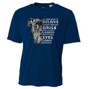 Soul Pitbull I Love Pitbull Dog Lover Cooling Performance Crew T-Shirt