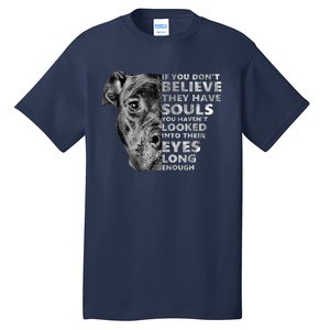 Soul Pitbull I Love Pitbull Dog Lover Tall T-Shirt